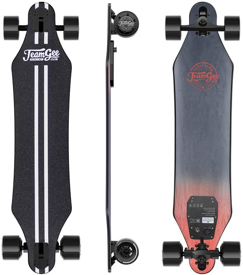 Elektro Skateboard E-Skatboard Longboard 700W Doppelmotor mit Fernbedienung 
